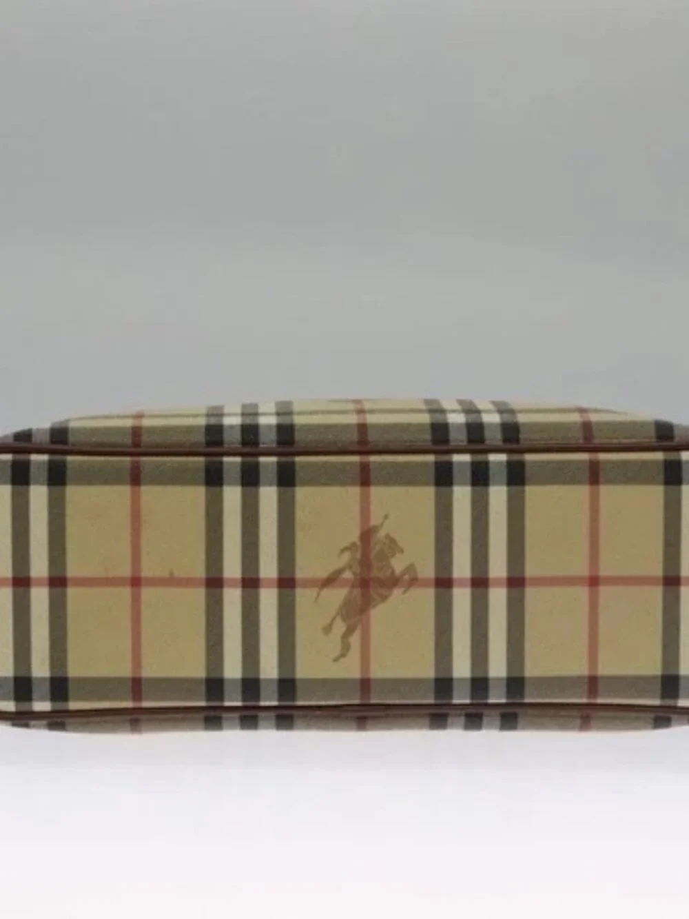 BURBERRY Nova Check Tote Bag PVC Beige Auth - Picture 5 of 16